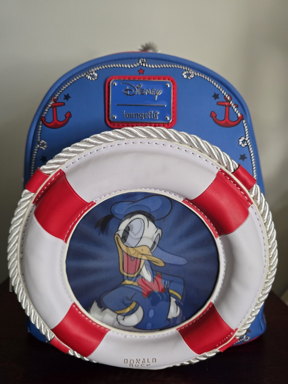 Loungefly Disney Donald Duck 90th Anniversary Lenticular Mini Backpack